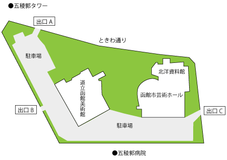 駐車場についての地図