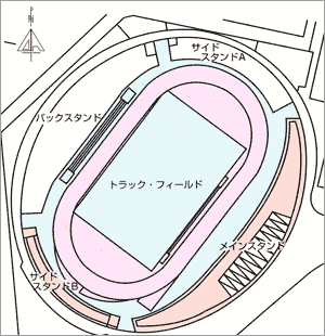 競技場内平面図